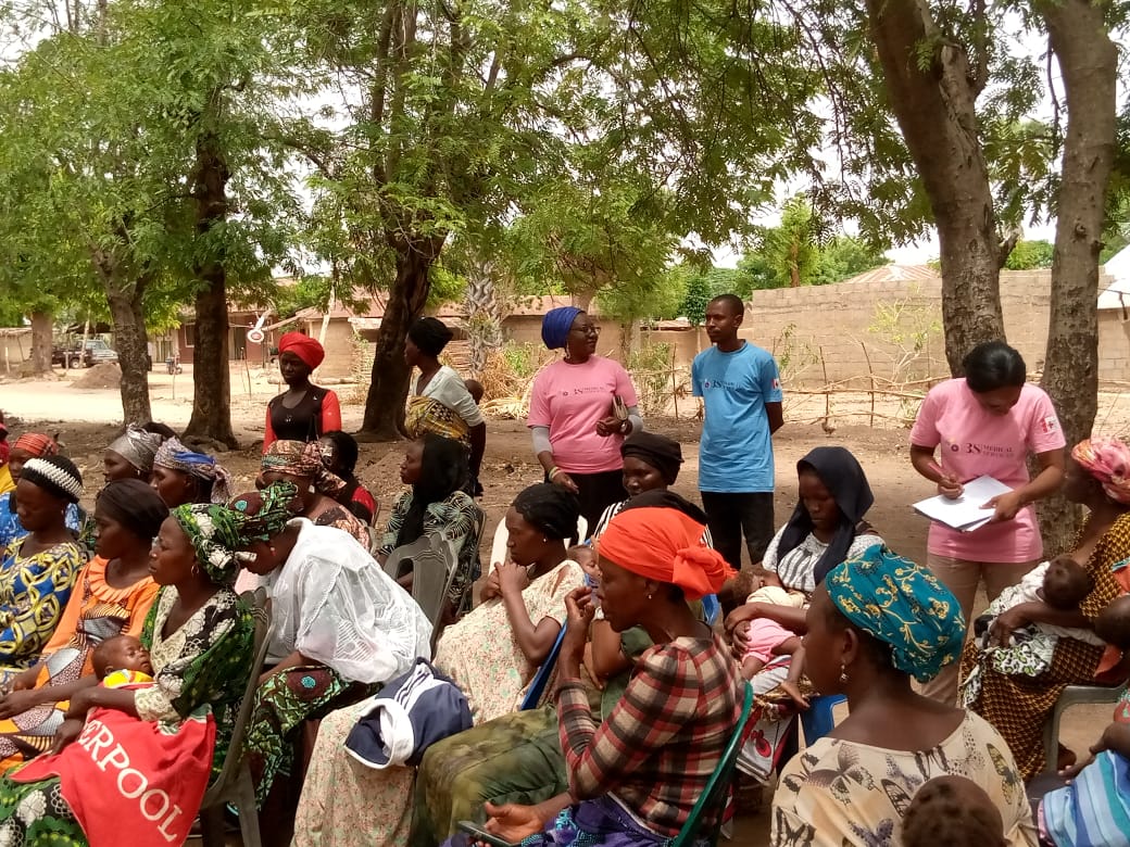 Volunteer training session